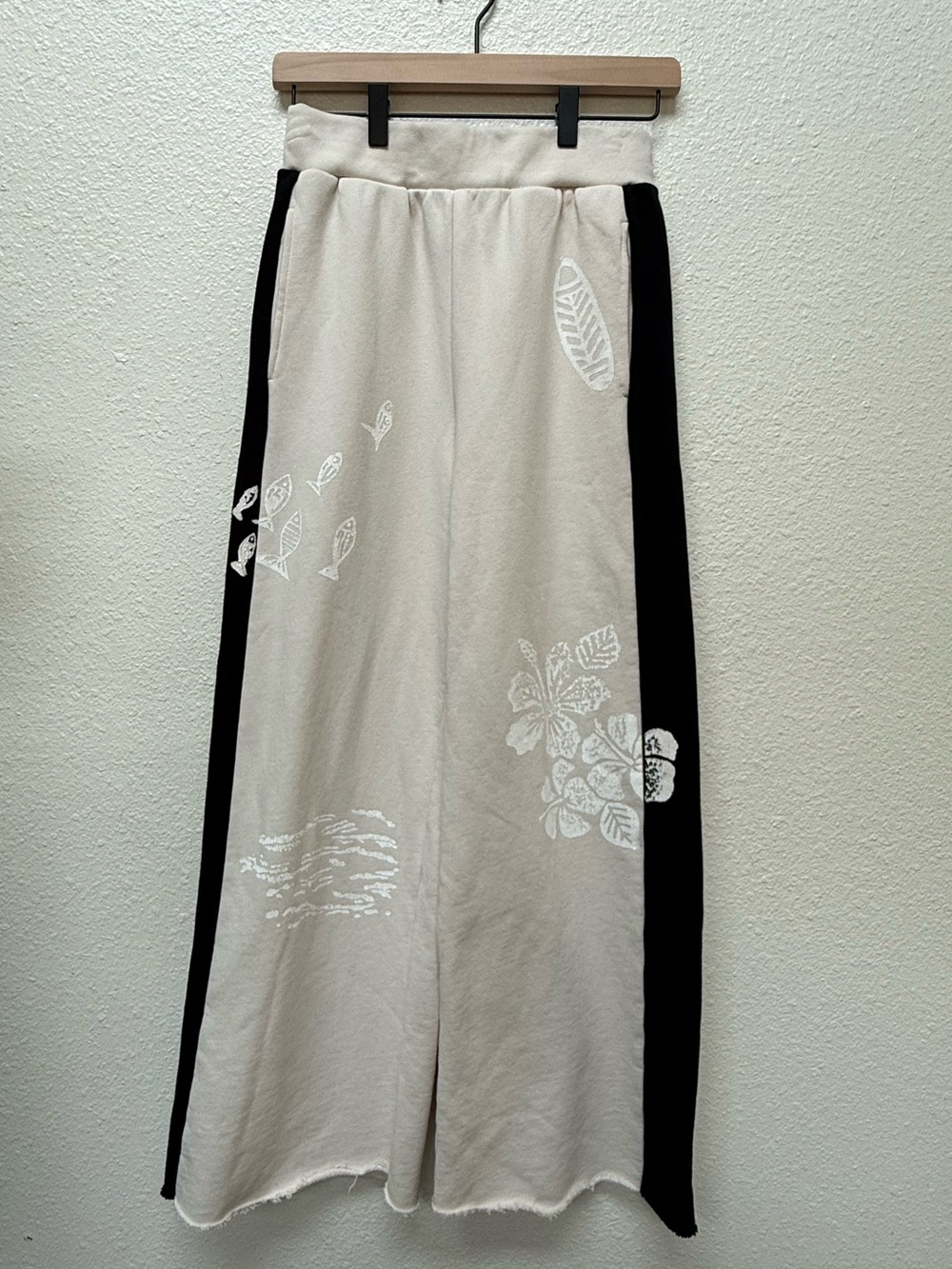 NSF Riley Wide Leg Loop Terry Hula Pant